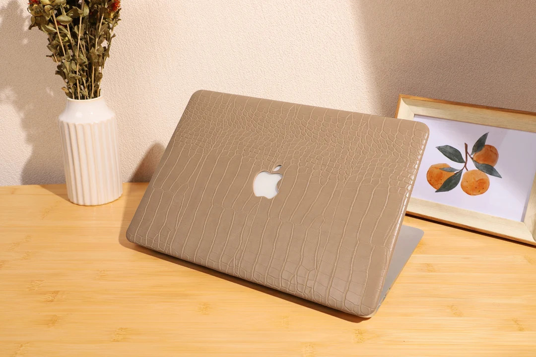 Latte Crocodile Print Leather Hard Case for MacBook 13.6" M2 Air A2681 2022 13 Pro A2338 MacBook ... | Etsy (US)