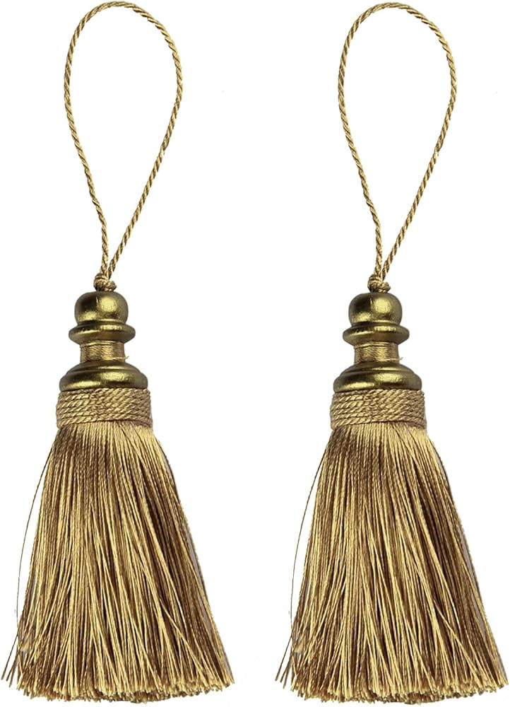2 Pack 21cm/8 Inch Tassel With Loops - Handmade Craft, DIY Accessories for Home Decoration | Amazon (US)
