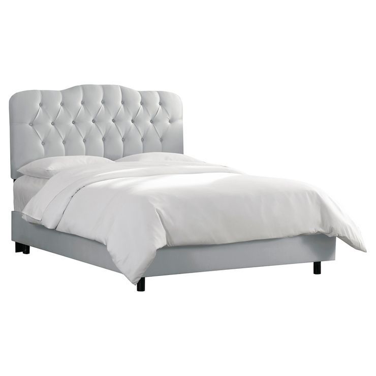 Seville Faux Silk Upholstered Bed - Skyline Furniture | Target
