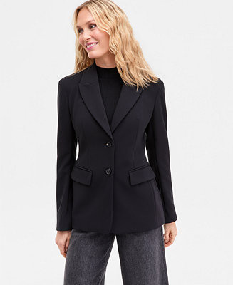 Women's Nipped-Waist Two-Button Blazer, Macy's Exclusive | Macy's