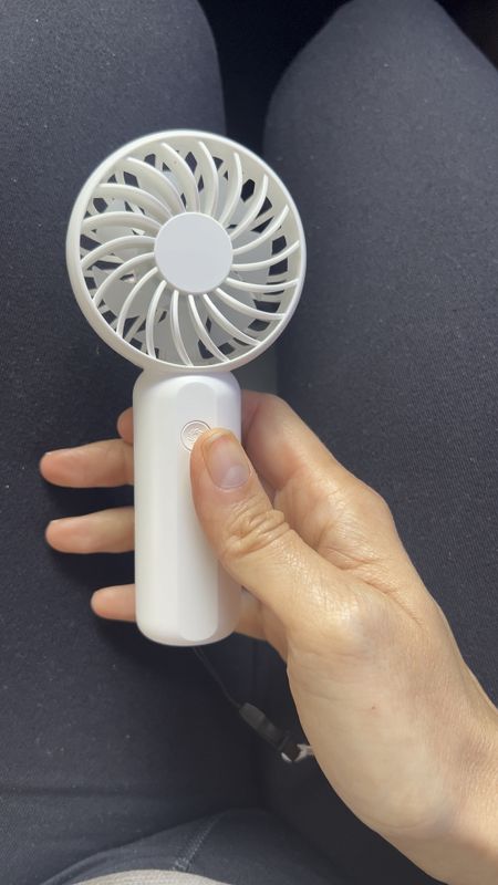 Mini portable fan. For a limited time use promo code 507QLL2I for a discount at check out. Promo code is one per account. 

#LTKVideo #LTKSeasonal #LTKGiftGuide