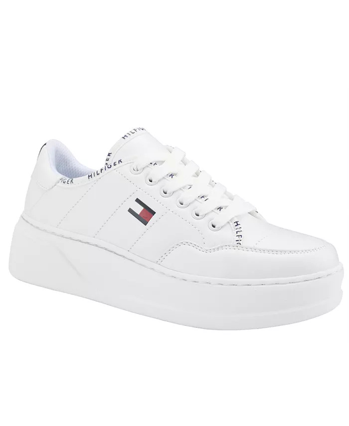 Tommy Hilfiger Women's Grazie Lightweight Lace Up Sneakers - Macy's | Macy's