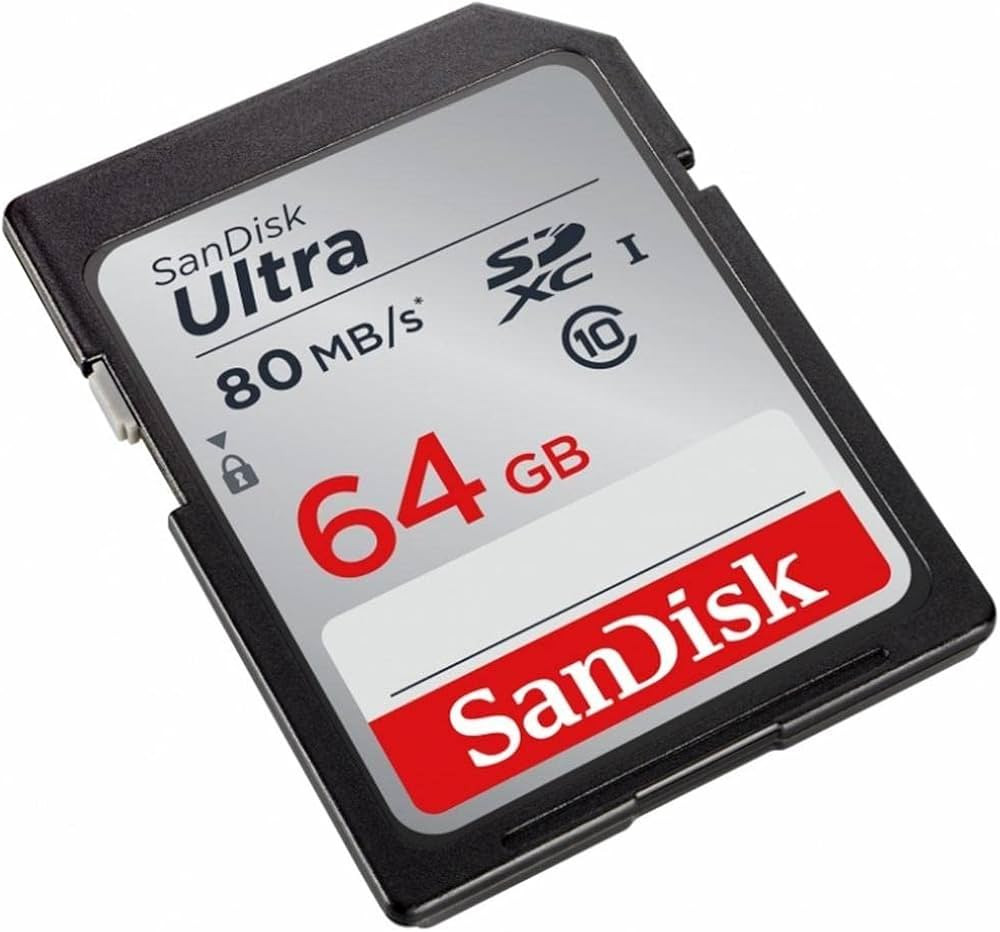 SanDisk Ultra 64GB Class 10 SDXC UHS-I Memory Card up to 80MB/s (SDSDUNC-064G-GN6IN) | Amazon (US)