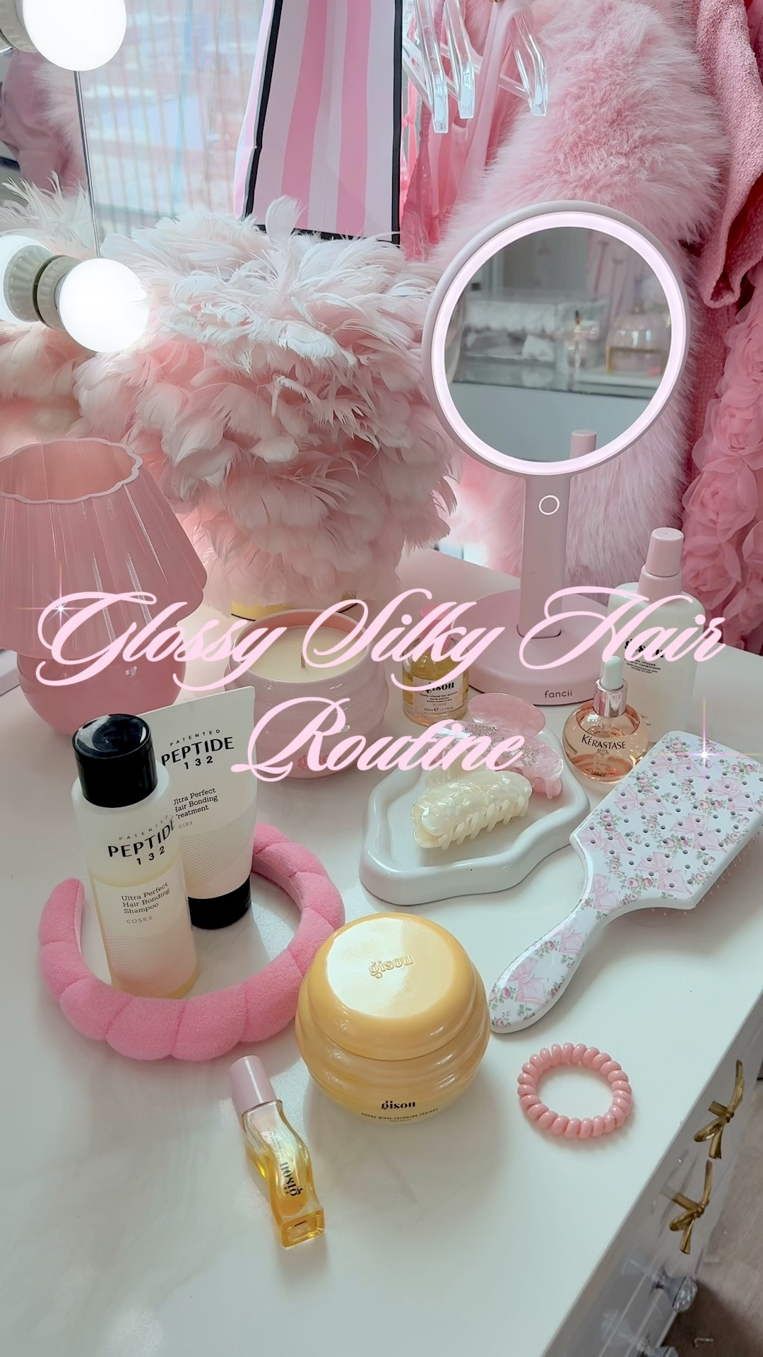 Glossy Silky Blonde Hair 👱‍♀️ ✨🎀 I finally narrowed down my absolutely holy grail hair wash day routine and wanted to share it ✨🫶🏼🩷 

Products used: 
@COSRX Official peptide shampoo and bonding treatment (when I say these are GAME CHANGER!!!.. trust). 
@Gisou honey gloss mask for that glossy finish & their leave in conditioner to detangle > 
@Kérastase glaze drops add that perfect finishing touch ! 

Used my @Dreametech tool to blow out my hair & of course @wethairbrush & @LoveShackFancy collab hair brush 🫶🏼

#hairoutine #glossyhair #dryhair #damagedhair #hairtok 

#LTKFindsUnder100 #LTKBeauty #LTKSaleAlert