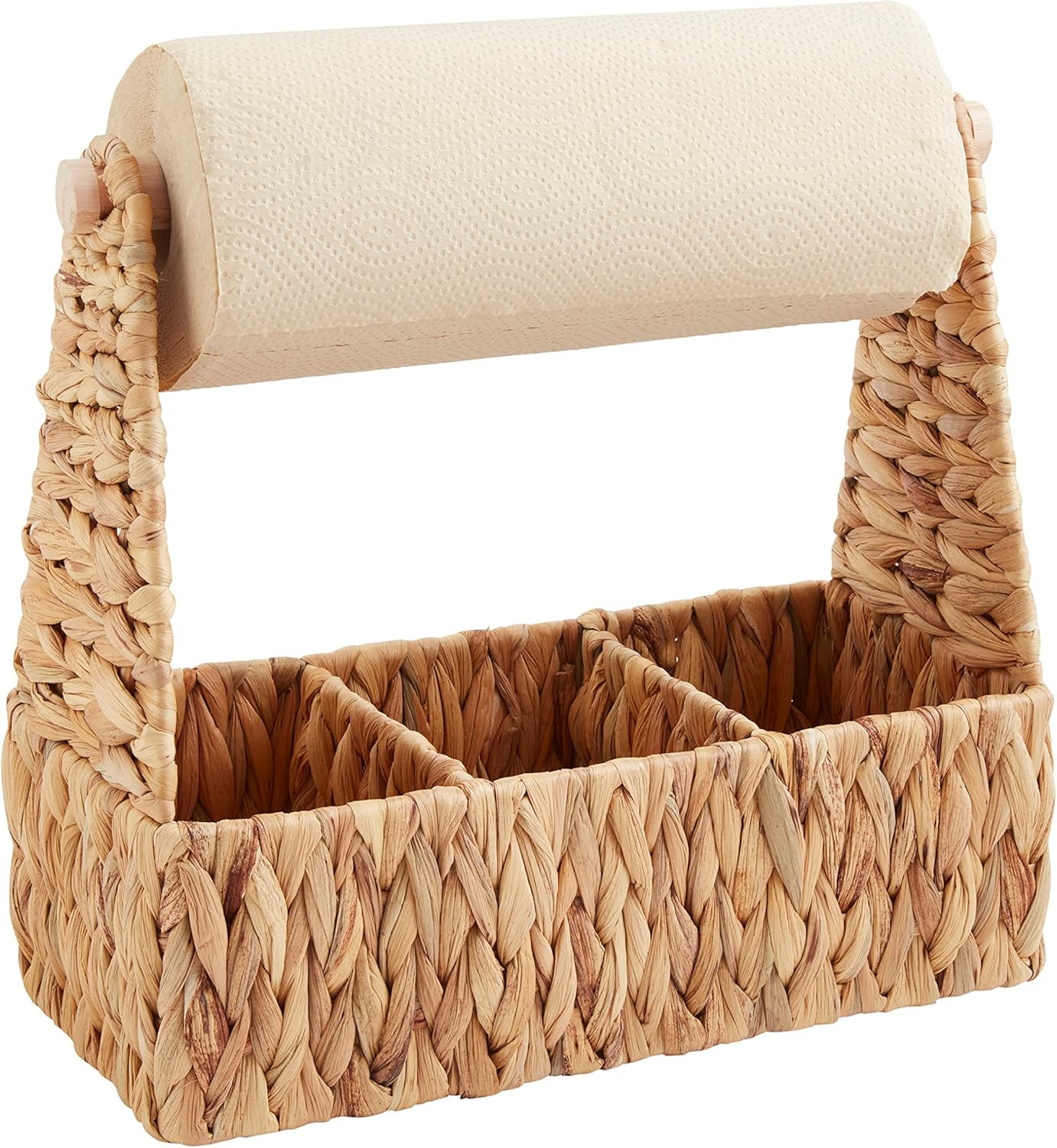 Mud Pie Utensil Caddy, 6.5" x 14", Brown | Amazon (US)