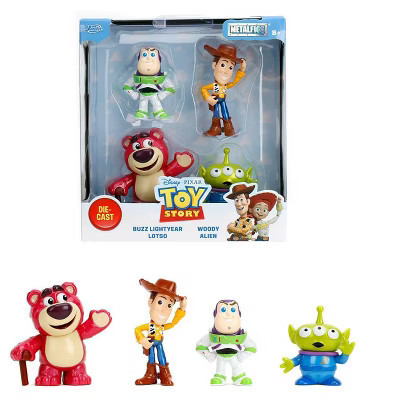Set of 4 Diecast Figures "Toy Story" "Metalfigs" Series Diecast Models by Jada | Target