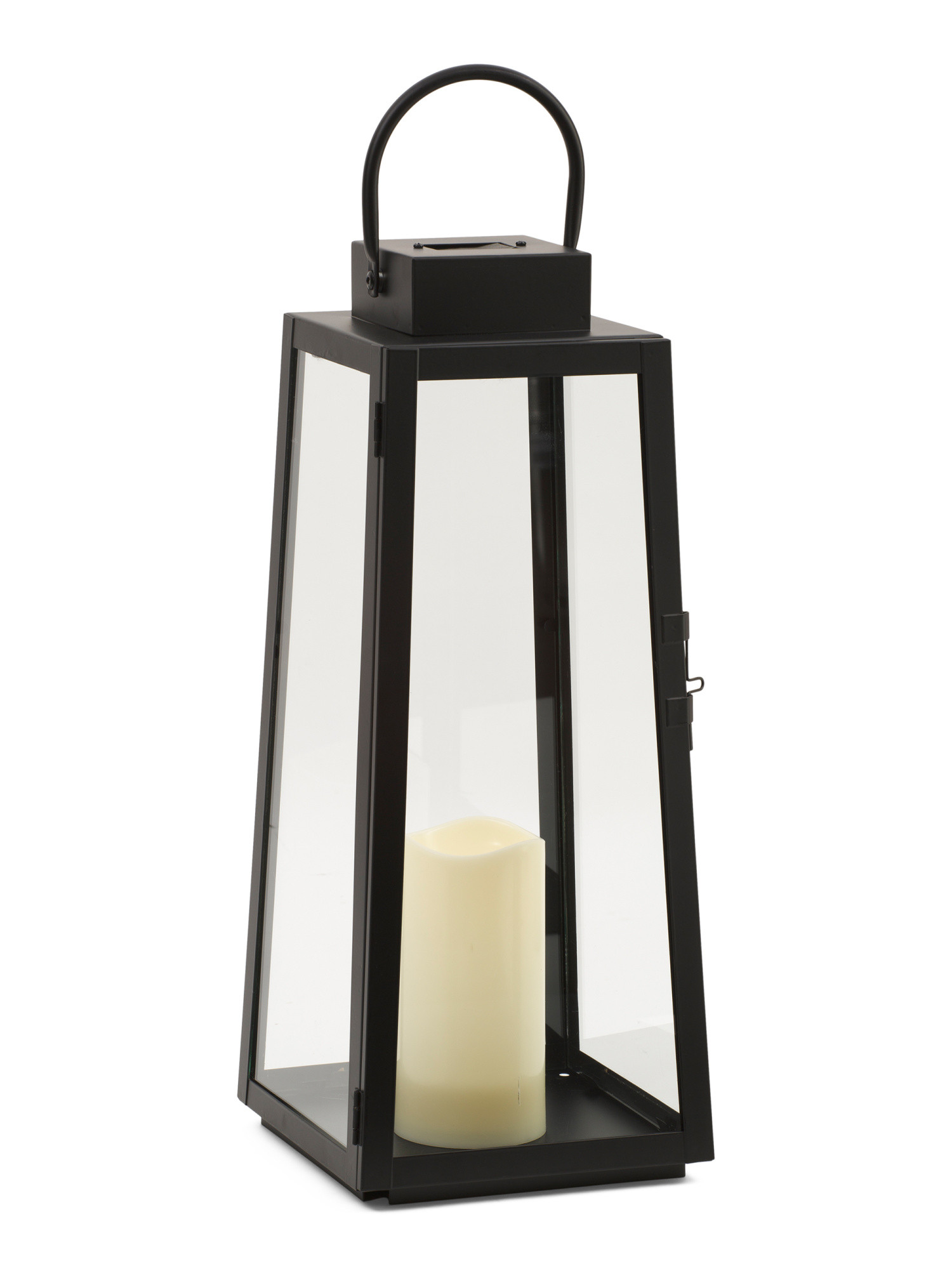 17.75in Glass And Metal Led Outdoor Lantern | Home | Marshalls | Marshalls