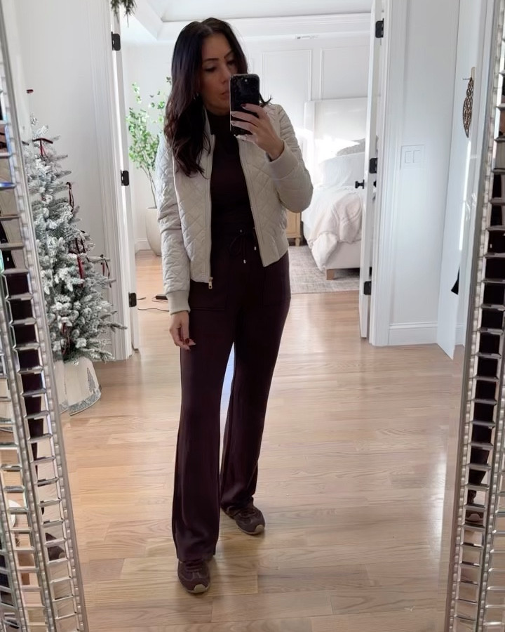 Jacket xs
Jumpsuit xxs
Sneakers run alil big  

#LTKGiftGuide #LTKPetite #LTKootd