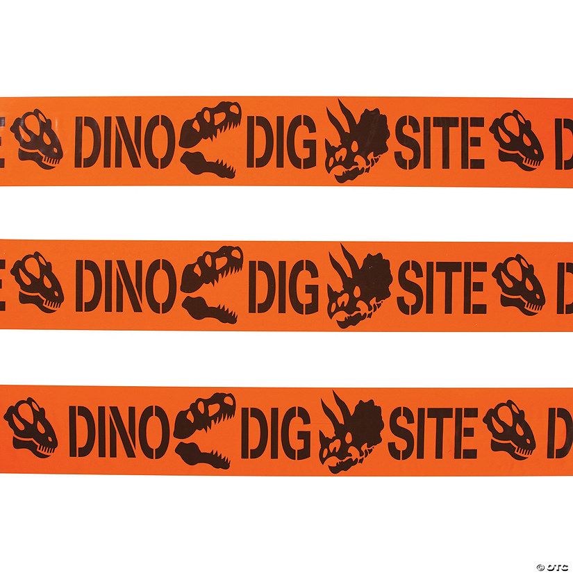 Dino Dig Plastic Streamer | Oriental Trading Company