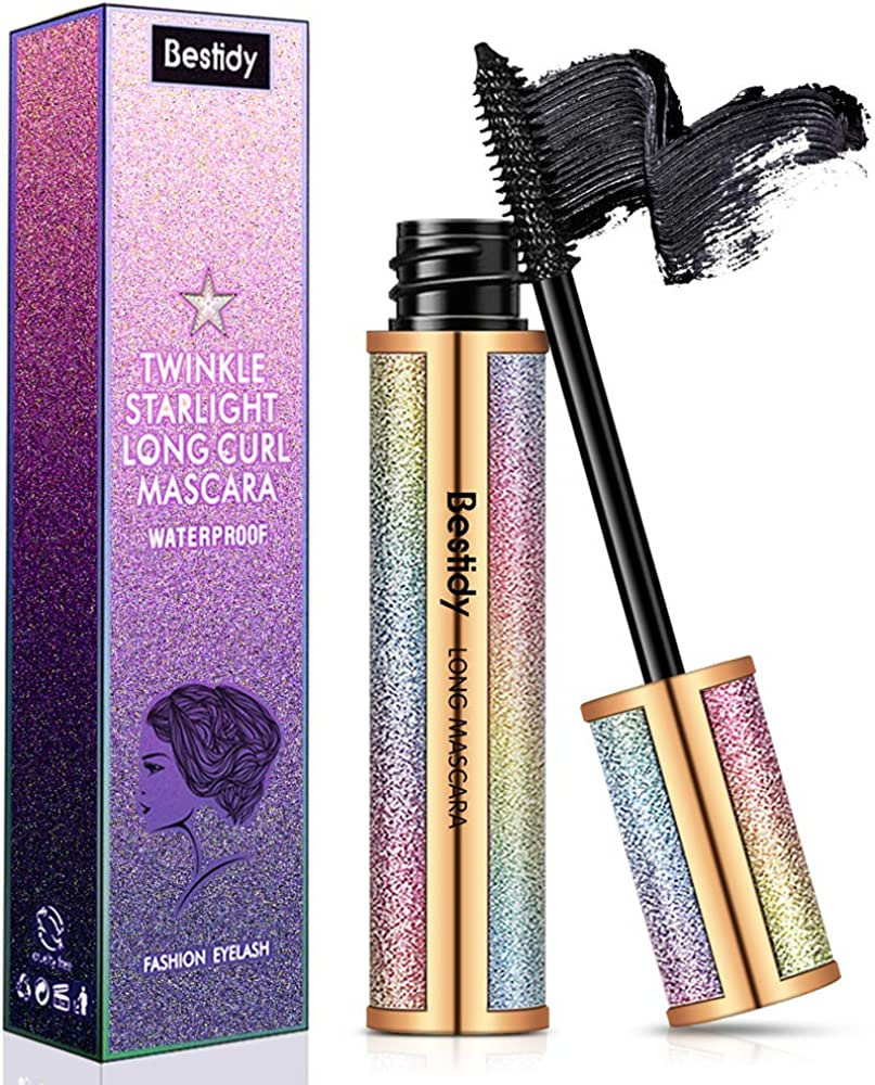 Bestidy 4D Silk Fiber Lash Mascara,Natural Waterproof Smudge-proof Mascara,Thickening Lengthening... | Amazon (US)