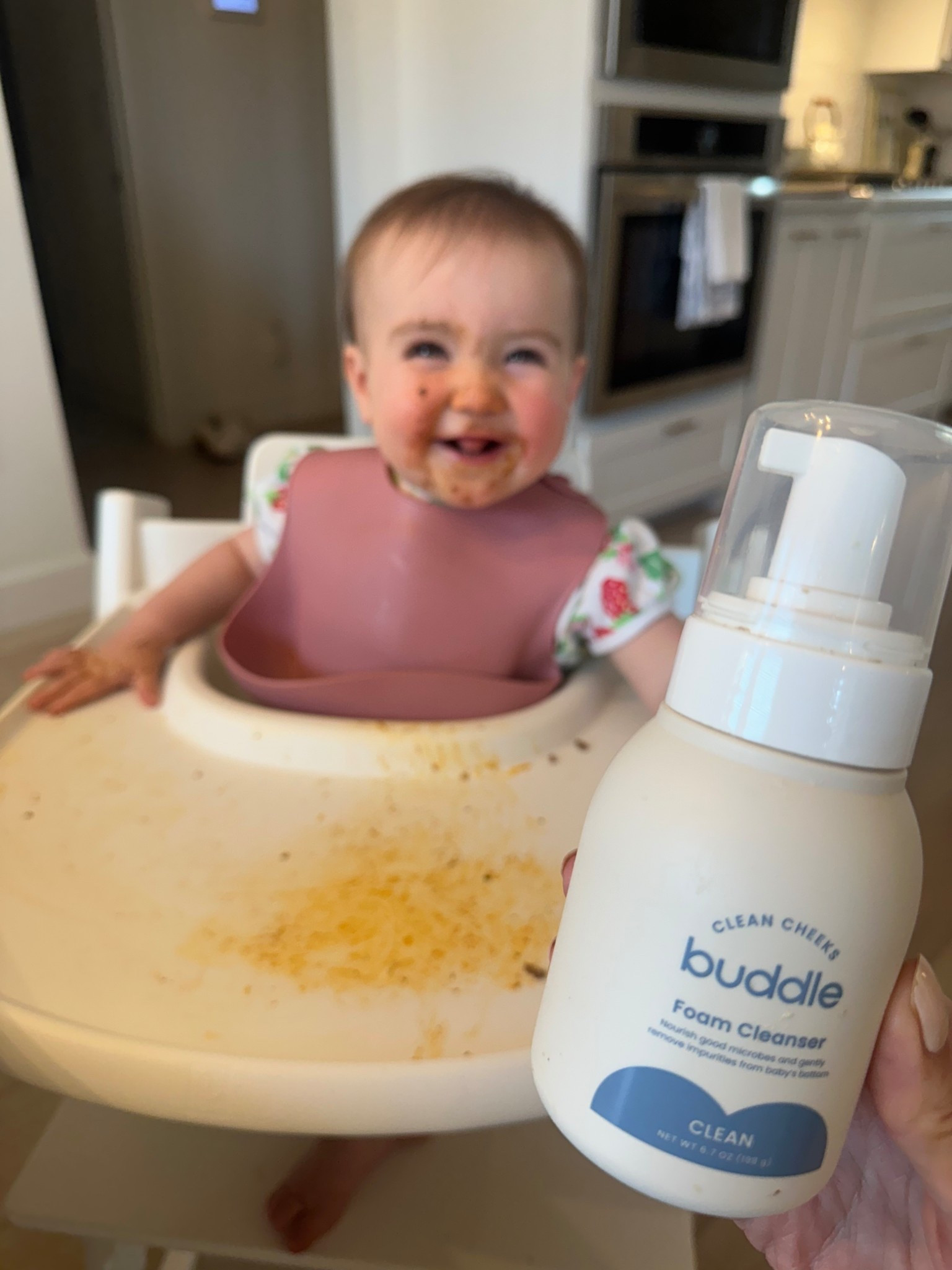 Buddle Clean Cheeks for the win!! Not only is this amazing for diaper changes, but it’s great for mealtime clean up too! 🫧🩵

#LTKBaby #LTKKids #LTKmomlife