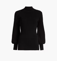 The Winter Sweater - Black Rib Knit | Hill House Home