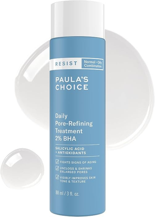 Amazon.com: Paula's Choice RESIST Daily Pore Refining Treatment 2% BHA Exfoliant, Face Exfoliator... | Amazon (US)