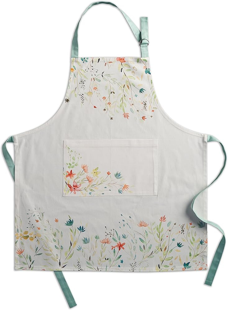 Maison d' Hermine 100% Cotton Kitchen Apron with an Adjustable Neck with Long Ties for Women Men ... | Amazon (US)