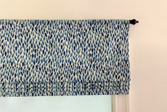 Faux fake flat roman shade valance. Custom Sizing. Premier | Etsy | Etsy (US)