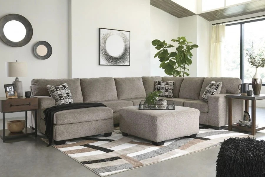 Ballinasloe Platinum 3 Piece LAF Sectional | 1stopbedrooms