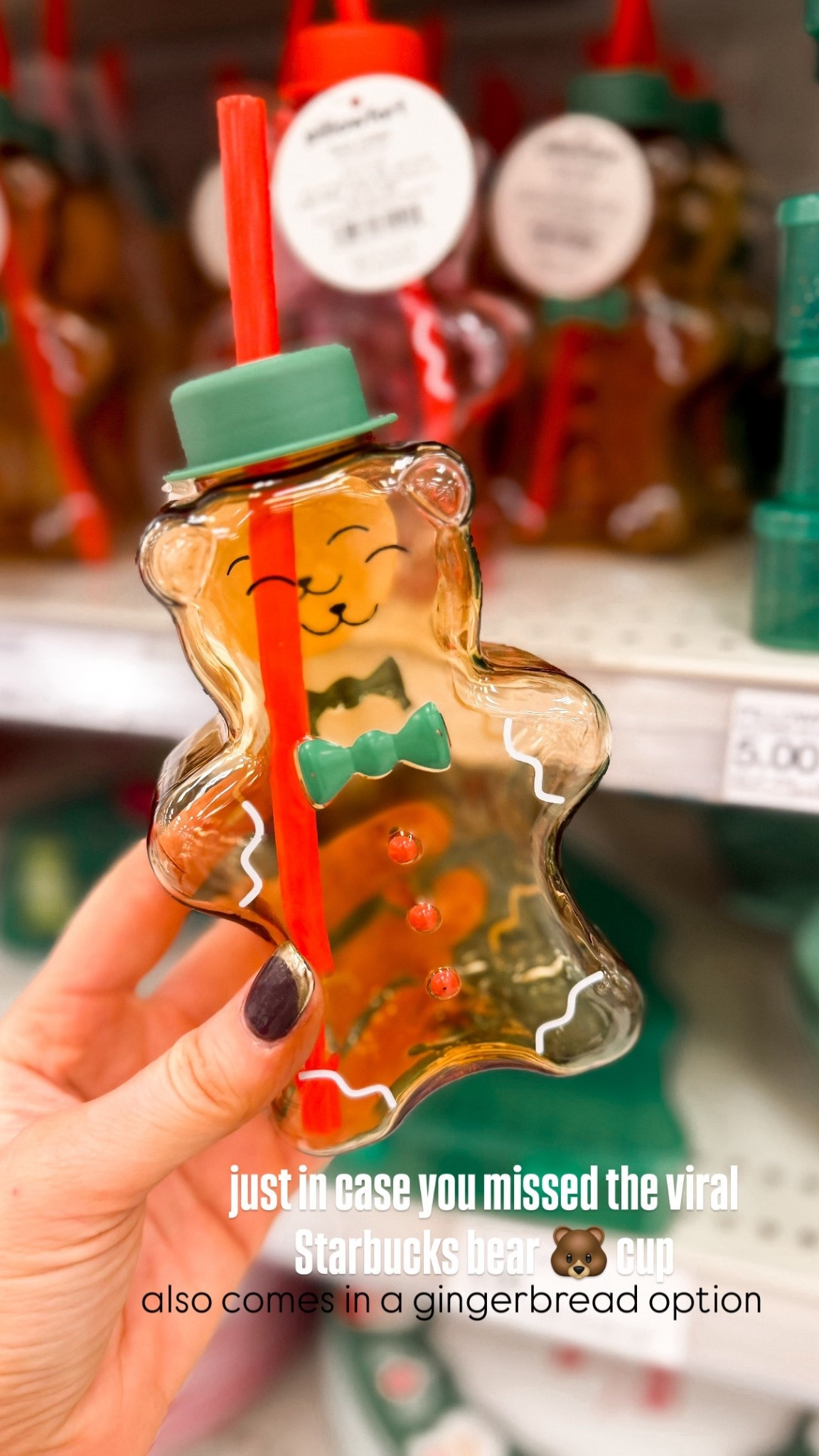 Just in case you missed the viral Starbucks bear 🐻 cup like everyone else, this cutie can be yours for $5 at Target for the holidays! Also comes in gingerbread for Christmas 🎄 

#LTKKids #LTKHoliday #LTKSeasonal