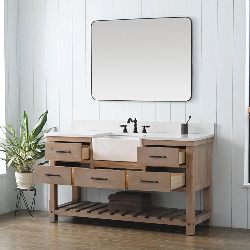 Mexborough 60" Single Bathroom Vanity Set | Wayfair North America