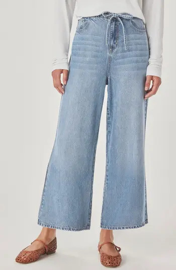 Lounge Wide Leg Crop Jeans | Nordstrom