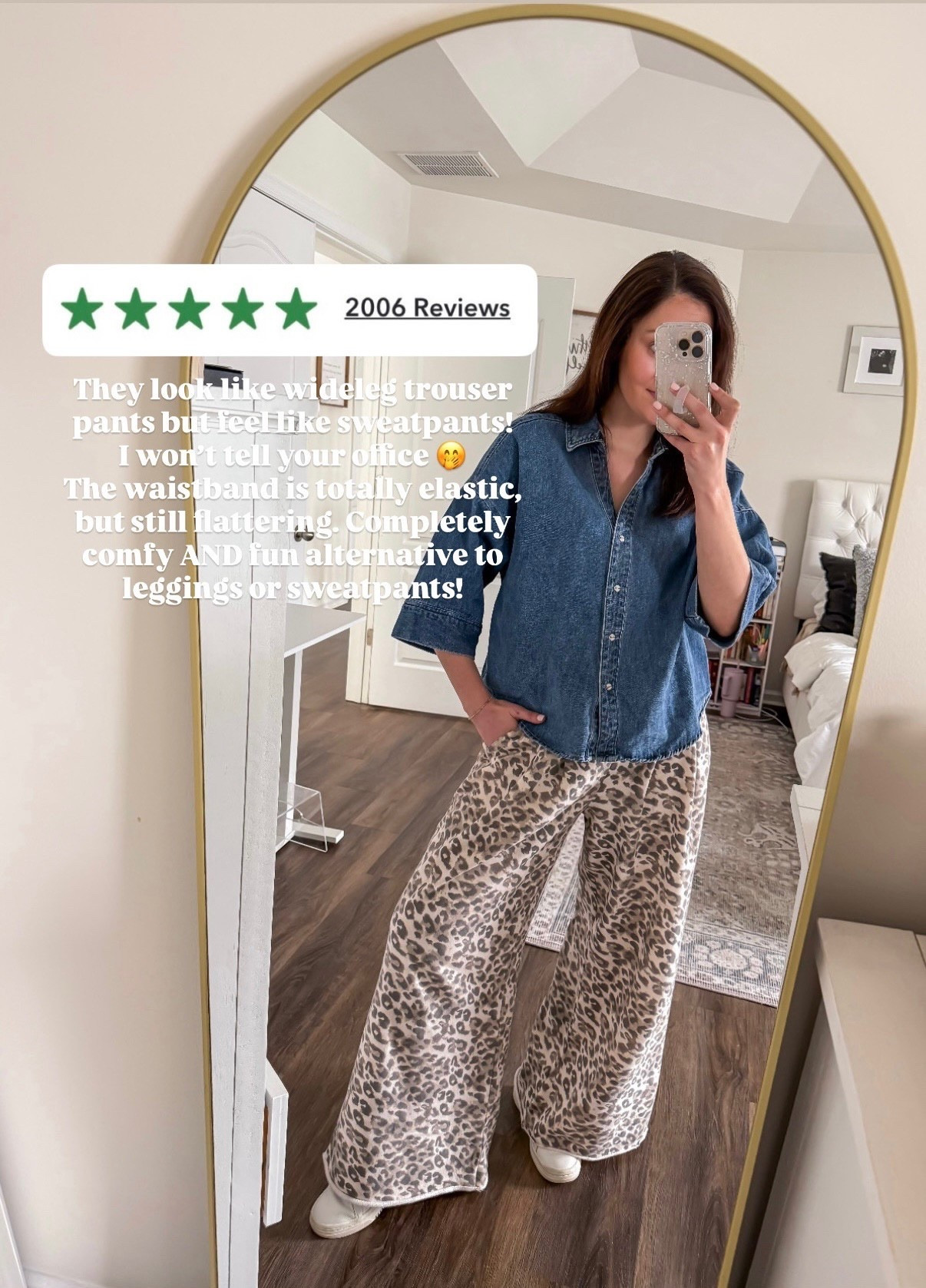 They look like wide leg trouser pants but feel like sweatpants! 

#LTKWorkwear #LTKdayinmylife