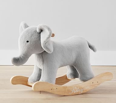 Elephant Critter Nursery Rocker | Pottery Barn Kids