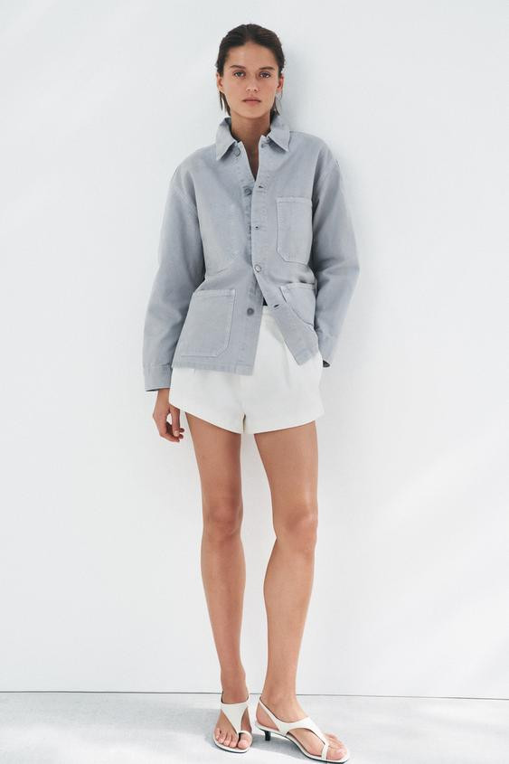 OVERSHIRT WITH POCKETS ZARA WOMAN COLLECTION | Zara UK