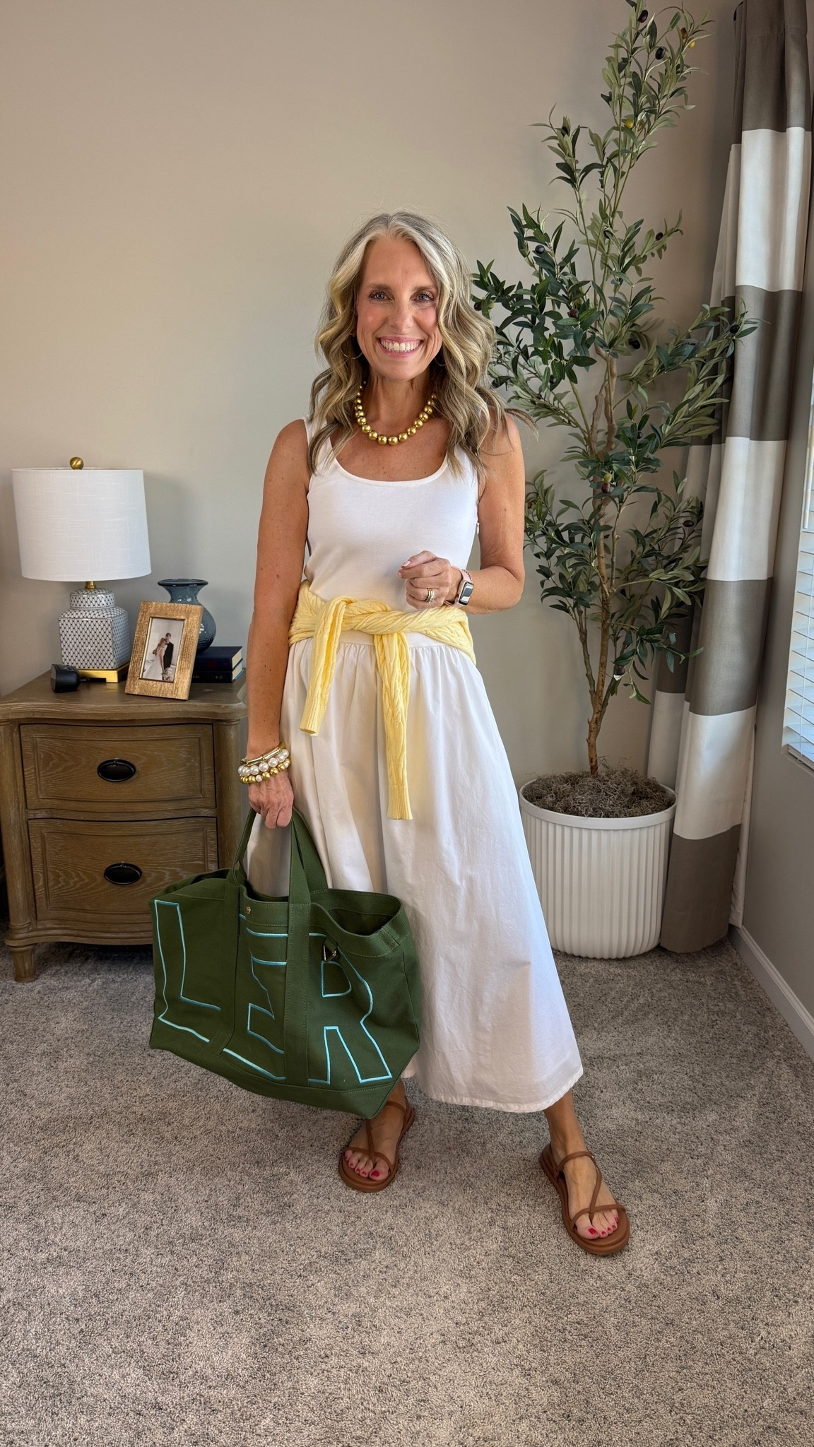 Wearing XS dress…if between sizes, size up. This one is easy to layer over top and have the look of a white maxi skirt. Super versatile

#LTKgrwm #LTKOver40 #LTKSaleAlert