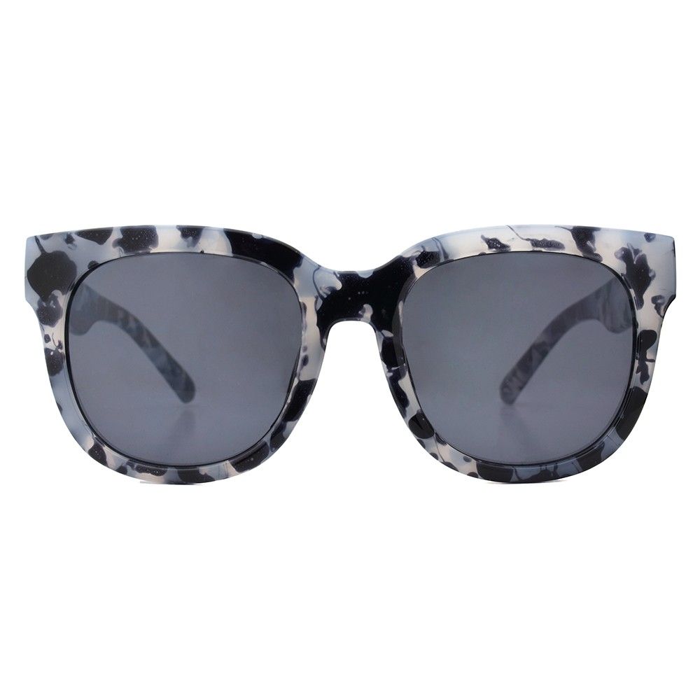 Women's Square Sunglasses - A New Day Black Swirl | Target