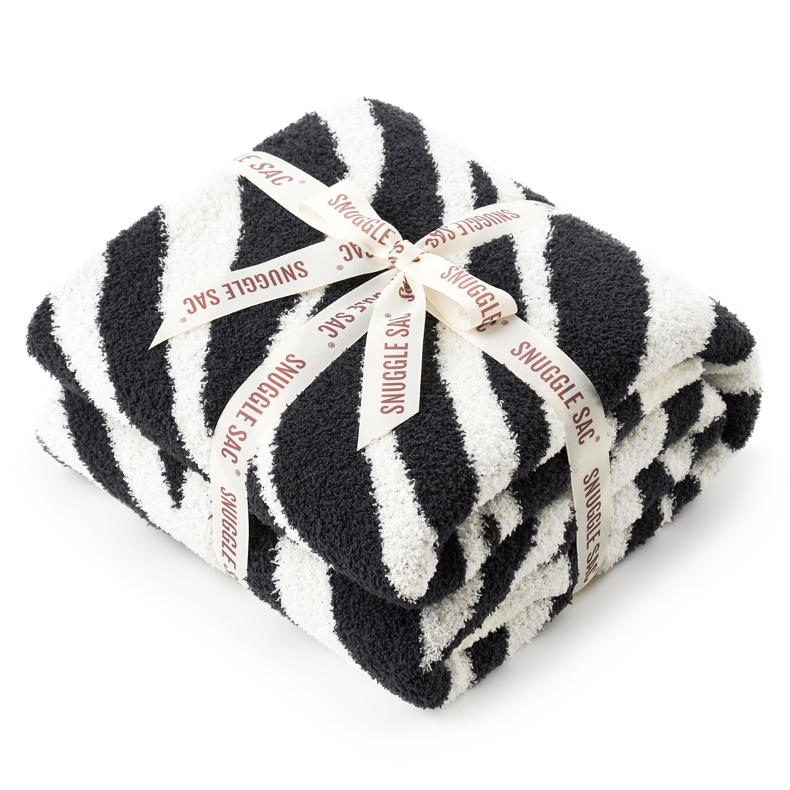 Snuggle Sac Zebra Blanket Black Zebra Print Blanket Ultra Soft Reversible Zebra Throw Blanket for... | Amazon (US)