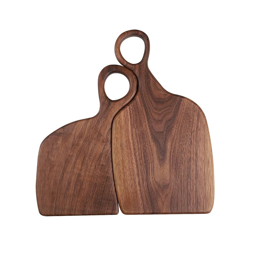 Muso Wood Couple Cutting Board Gift for Anniversary Wedding, 2 Pcs Charcuterie Board for Bride Co... | Amazon (US)