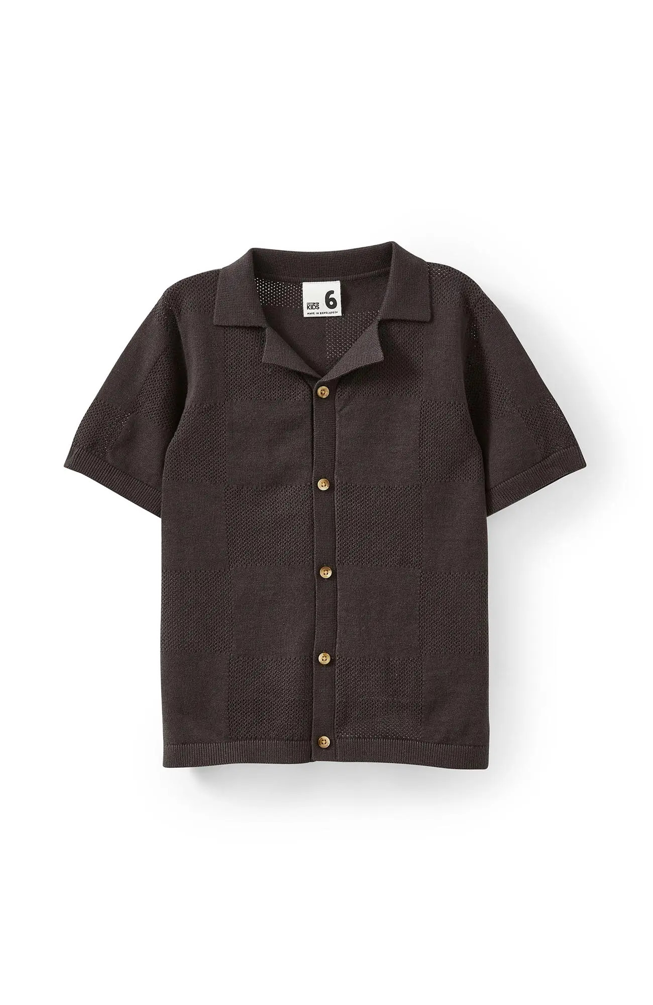Kid's Knitted Short Sleeve Shirt (Men) | Nordstrom | Nordstrom