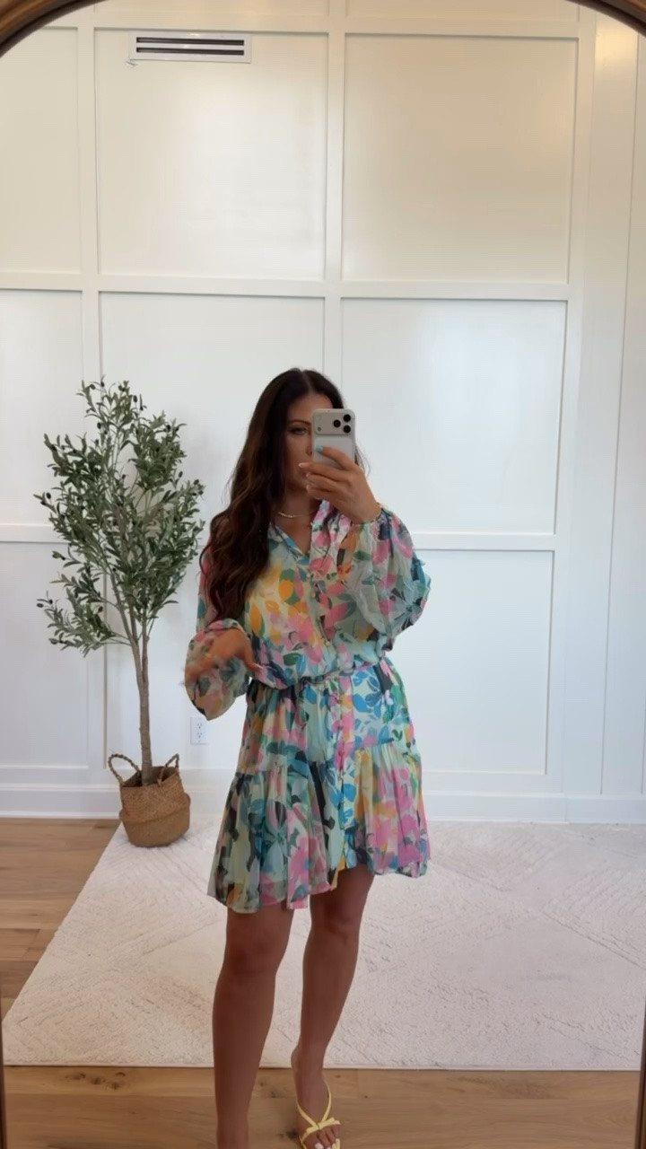 This dress is giving colorful summer vacation energy 🌸🍋💙 Lightweight, flowy, and such an easy throw-on-and-go outfit that still looks SO put together! For reference I’m 5’4”, 140 lbs, and wearing a small 💕

#LTKStyle #LTKFinds #LTKFashion #SummerStyle #AmazonFashion #VacationOutfit #ColorfulStyle #SpringToSummerStyle #DressSeason

#LTKdayinmylife #LTKmomlife #LTKootd
