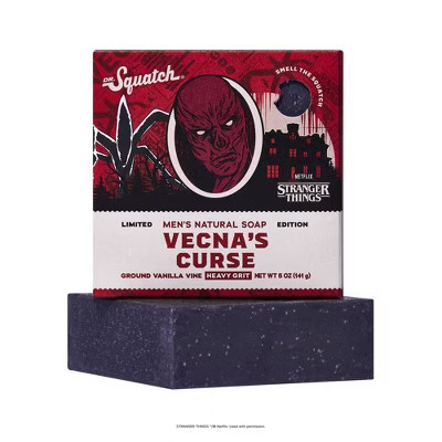 DR. SQUATCH Stranger Things Men's All Natural Bar Soap - Venca's Curse - 5oz | Target