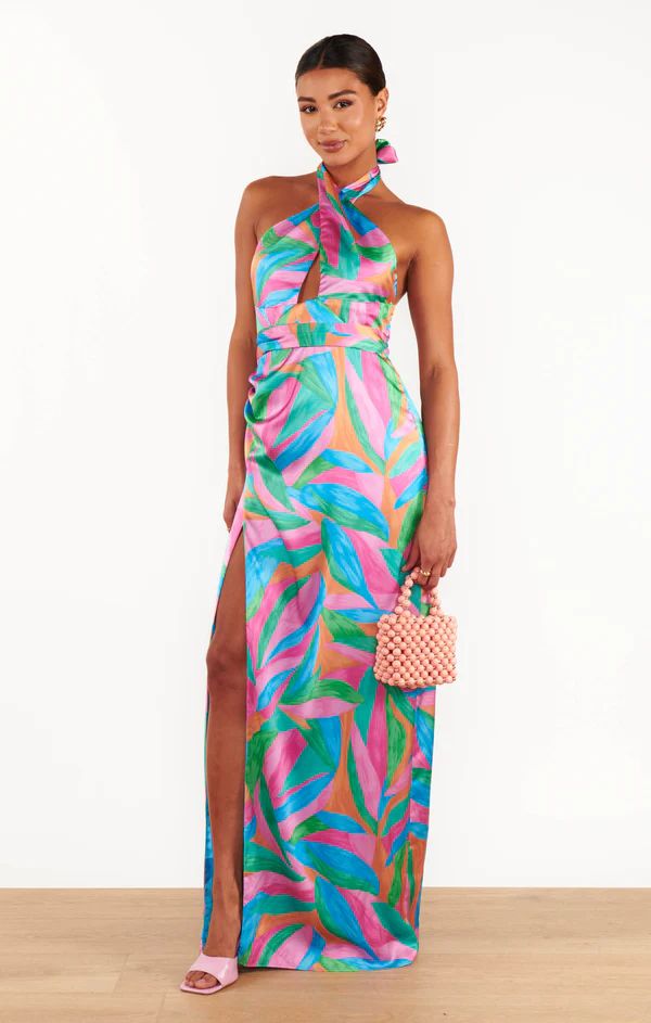 Adele Halter Maxi Dress ~ Guava Punch | Show Me Your Mumu