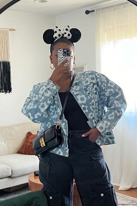 Minnie Mouse denim jacket perfect for a casual Disney day 

#LTKstyletip