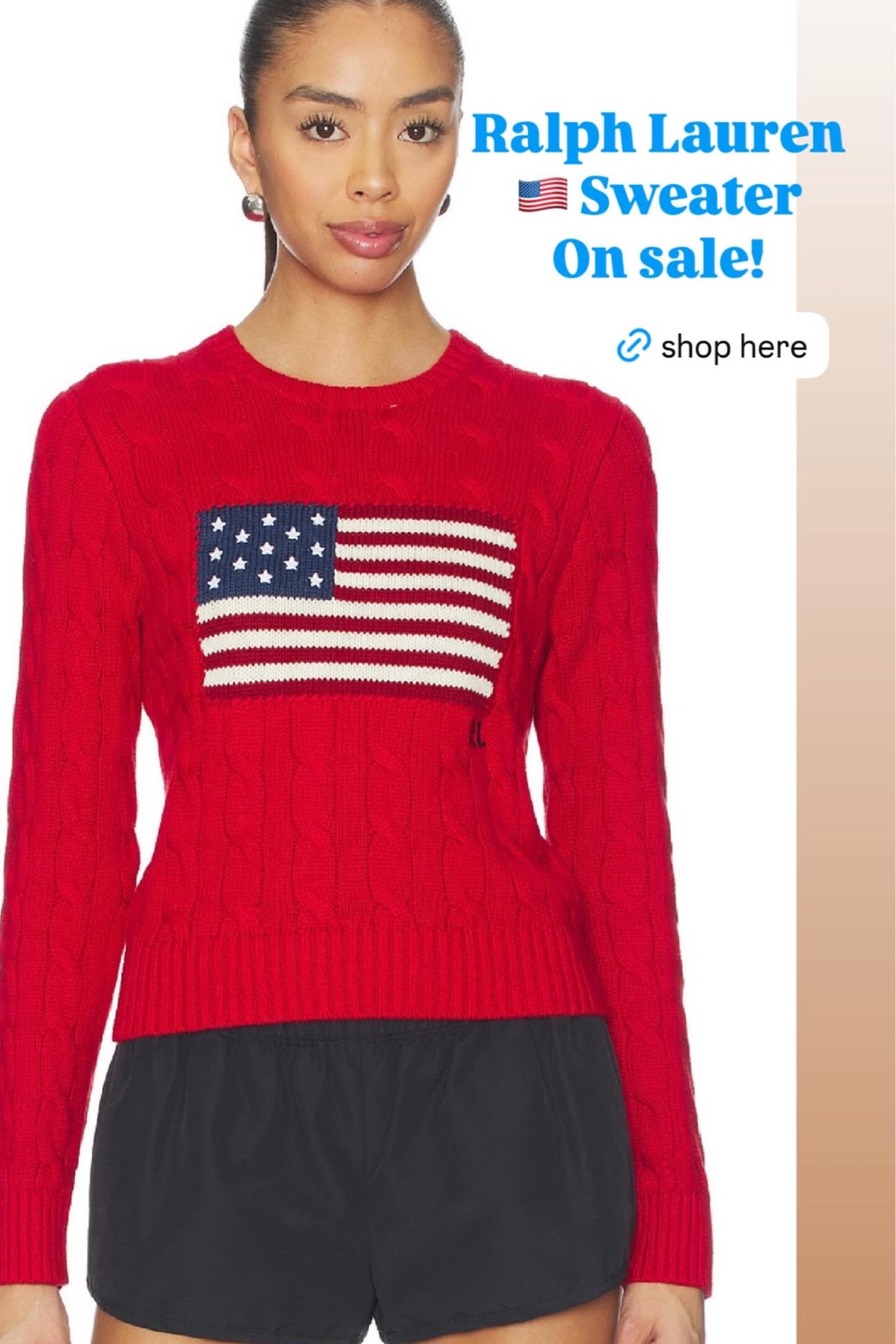 Ralph Lauren sale! 
Flag sweater
Memorial Day 
Revolve sale 
Revolve finds 

#LTKSaleAlert #LTKSeasonal
