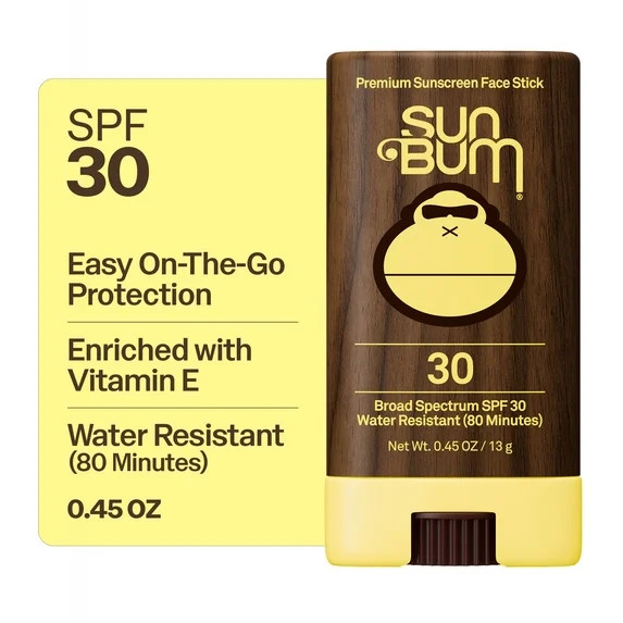 Sun Bum Premium Sunscreen Face Stick, SPF 30, 0.45 oz | Walmart (US)