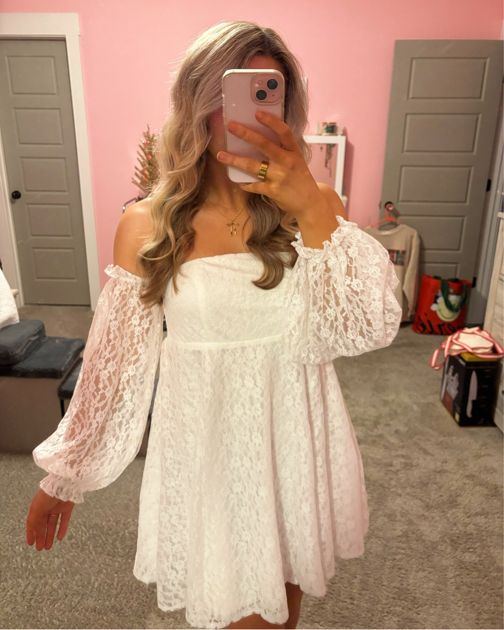 The perfect bridal shower or grad photos dress 🤍 #bridal #whitedress 

#LTKParties #LTKSaleAlert #LTKWedding