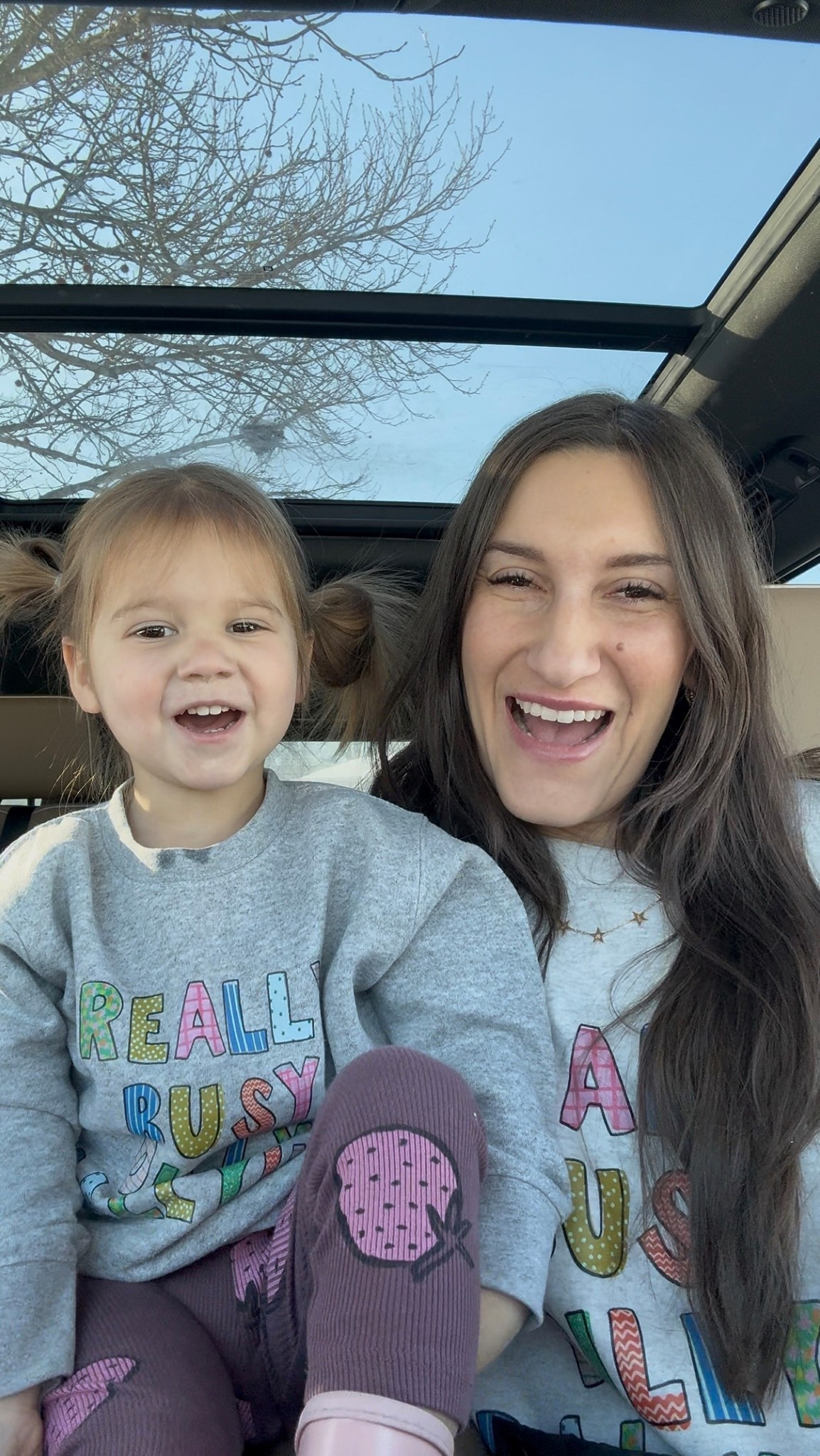 Apparently we’re both really busy dilly dallying 🤸🏽‍♀️ our fav! 
You can use code KARRIE15 for these! 
I sized up one size for XL 
B is in a 4T (she’s 2) 

#LTKBaby #LTKKids #LTKmomlife