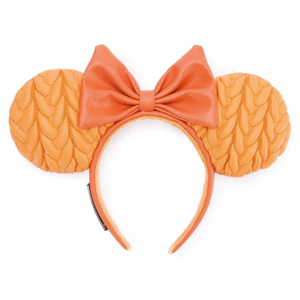 Minnie Mouse Orange Loungefly Ear Headband for Adults Pumpkin Spice Official shopDisney | Disney Store