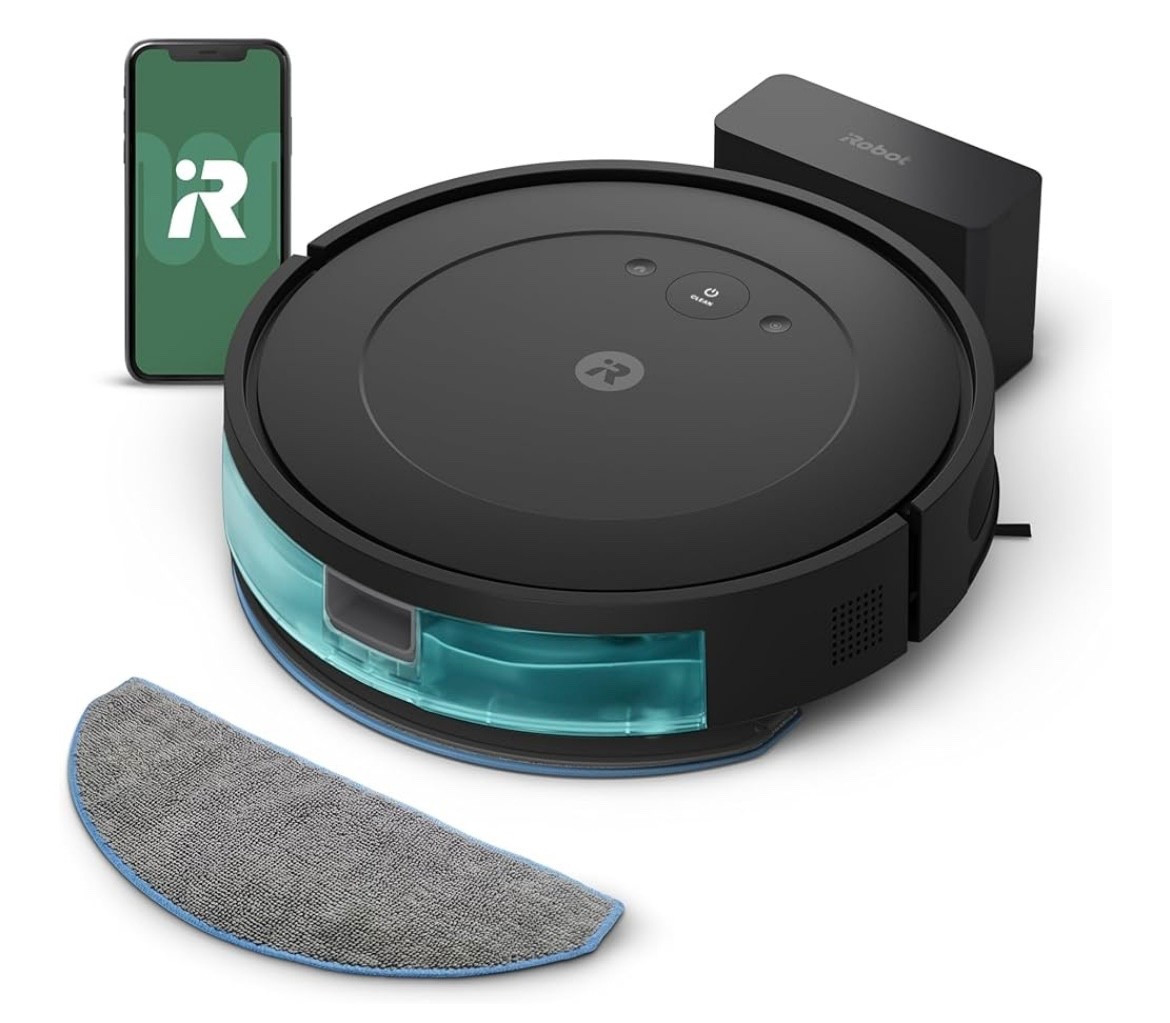 iRobot Roomba Robot Vacuum and Mop Combo (Y0140) - Vacuums & mops, Easy to use, Power-Lifting Suction, Multi-Surface Floors, Smart Navigation, Cleans in Neat Rows, Self-Charging, Bagless, Space-Saving

#LTKSaleAlert #LTKHome