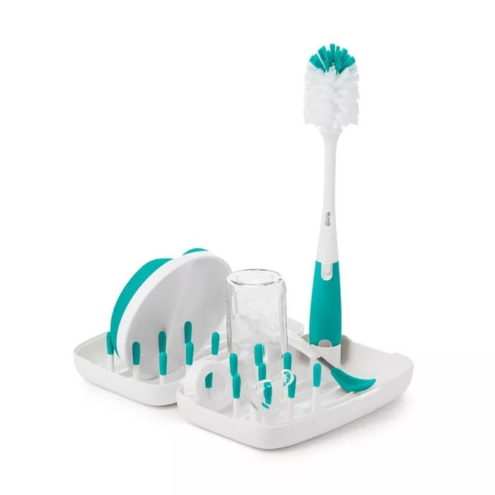 OXO Tot On-The-Go Drying Rack with Bottle Brush - Teal | Target