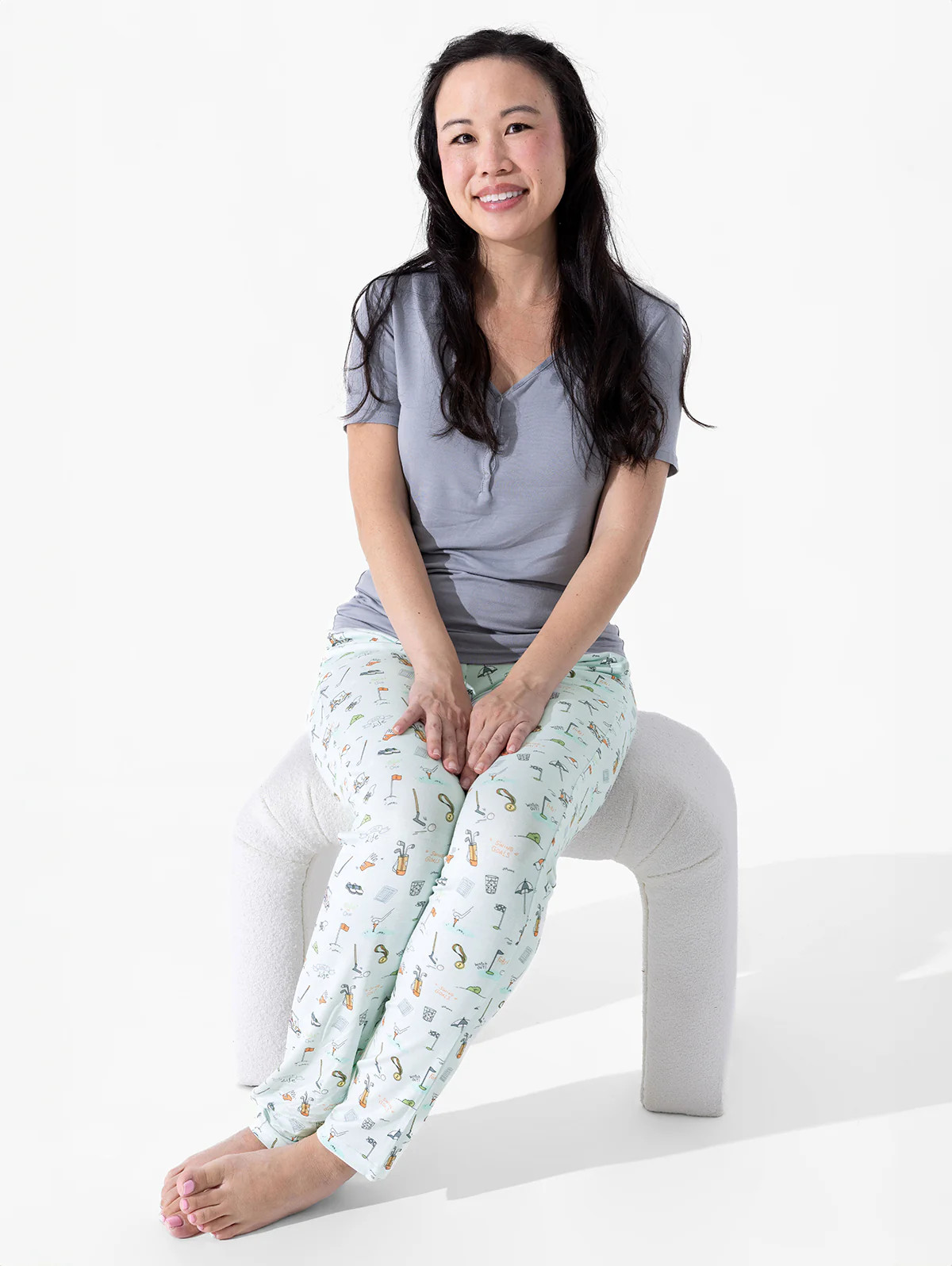 Golf Bamboo Women's Pajama Set | Bellabu Bear