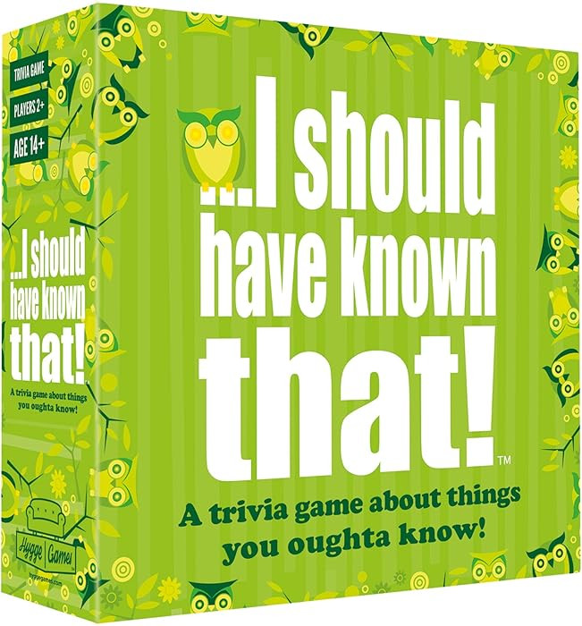 I should have known that! - A Trivia Game About Things You Oughta Know, Green | Amazon (US)