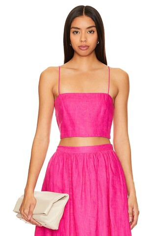 Rhode Dina Top in Hot Pink from Revolve.com | Revolve Clothing (Global)