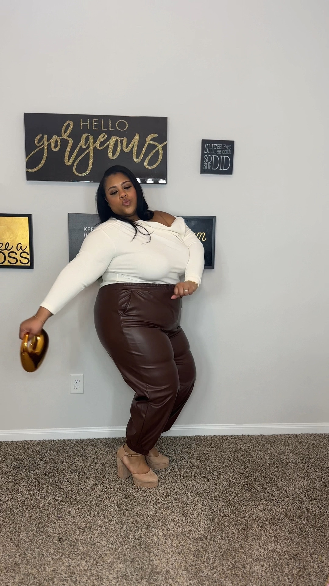 Pants run big be sure to size down 