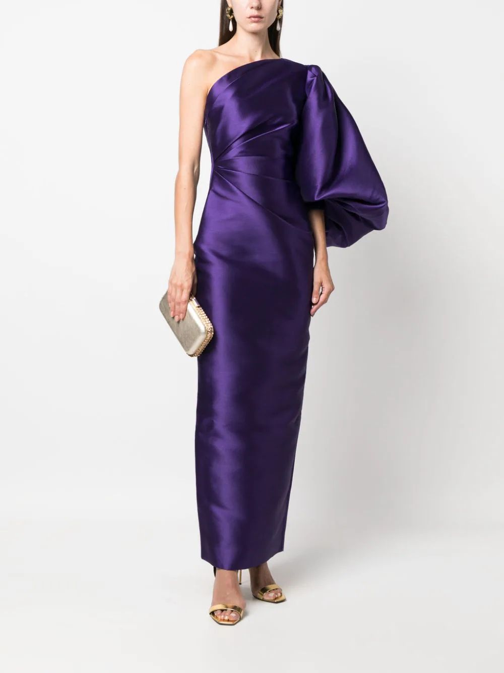 Aurelia single-sleeve maxi dress | Farfetch Global