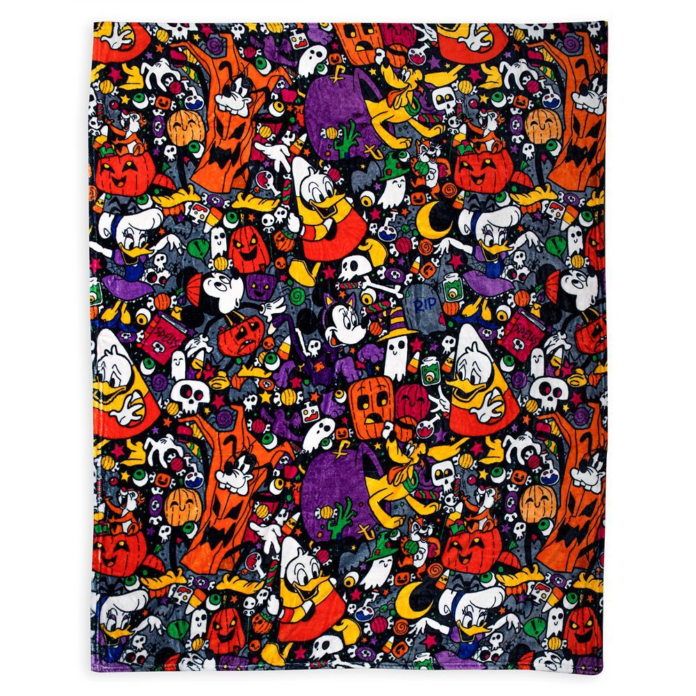 Mickey Mouse and Friends Halloween Throw Blanket | shopDisney | Disney Store