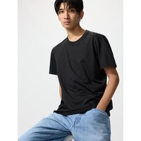Uniqlo - 100% Supima Cotton T-shirt - Black | UNIQLO (UK)