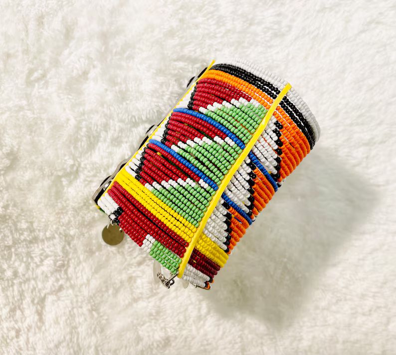 African Masai Handmade Beaded Bracelet, Masai wedding bracelet , African jewelry, Women jewelry, ... | Etsy (US)